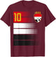 Iraq Flag Iraqi Pride Lovers T-Shirt - T-Shirt | Maroon