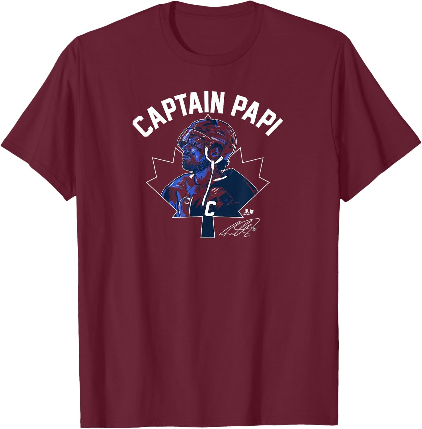 Auston Matthews: Captain Papi - Toronto Hockey T-Shirt - T-Shirt | Maroon