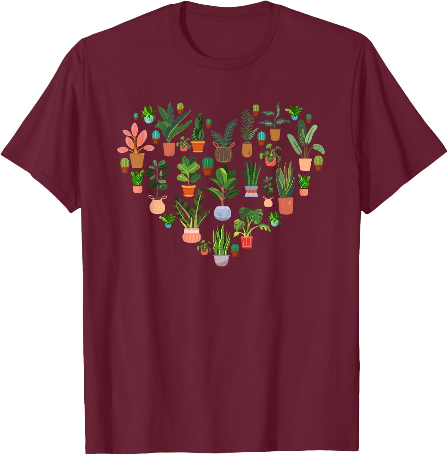 Funny Plant Lover Art Women Garden Gardening Lover T-Shirt - T-Shirt | Maroon