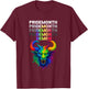 Pride Month Demon Baphomet Goat Psychedelic Mythical Outfit T-Shirt - T-Shirt | Maroon