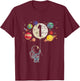 1 Years Old Birthday Boy Gifts Astronaut 1st Birthday T-Shirt - T-Shirt | Maroon