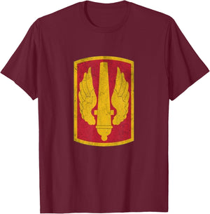 18th Field Artillery Brigade XVIII Airborne Corps Veteran T-Shirt - T-Shirt | Maroon