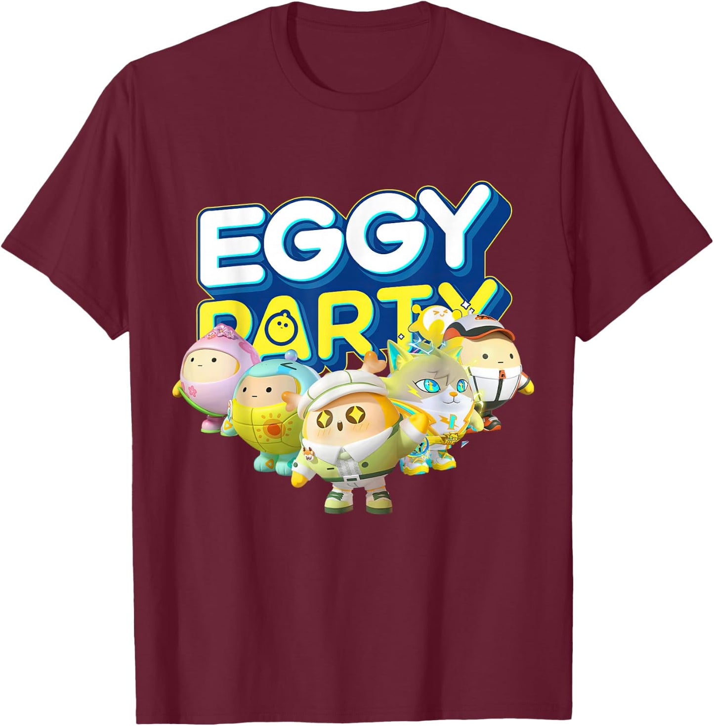 Cute eggy birthday boys, Girls gifts T-Shirt - T-Shirt | Maroon