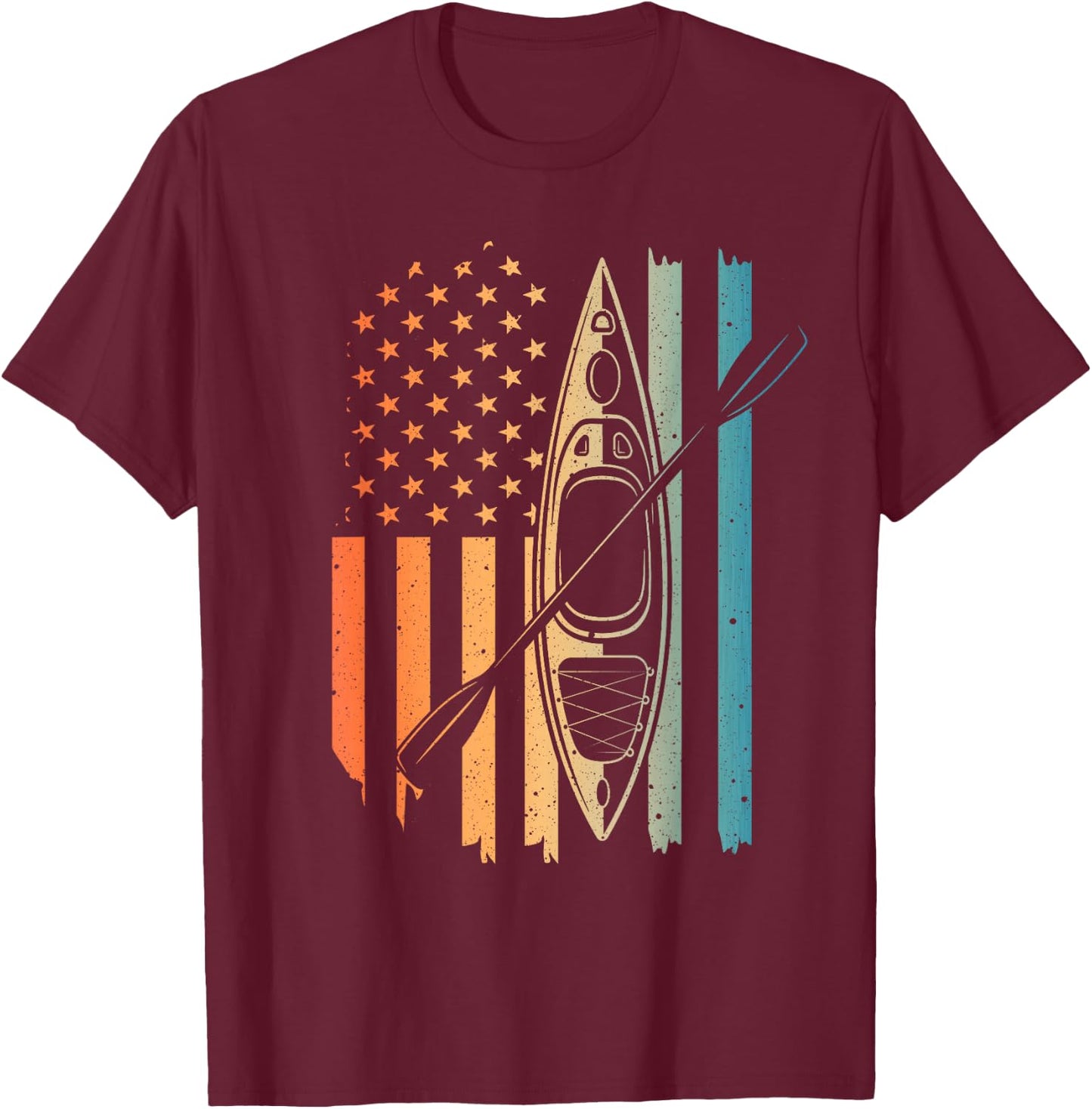 Best Kayak Design Women Kids Kayaking Kayaker Kayak T-Shirt - T-Shirt | Maroon