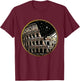 Roman Empire Colosseum of Ancient Rome T-Shirt - T-Shirt | Maroon