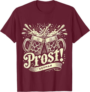 Oktoberfest Germany Prost Beer Octoberfest T-Shirt - T-Shirt | Maroon