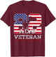 22 A Day Veteran Lives Matter Veterans Day T-Shirt - T-Shirt | Maroon