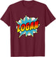 Boys Logan Comic Book Superhero Name T-Shirt - T-Shirt | Maroon