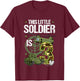 Kids 3rd Birthday Army T-Shirt - T-Shirt | Maroon