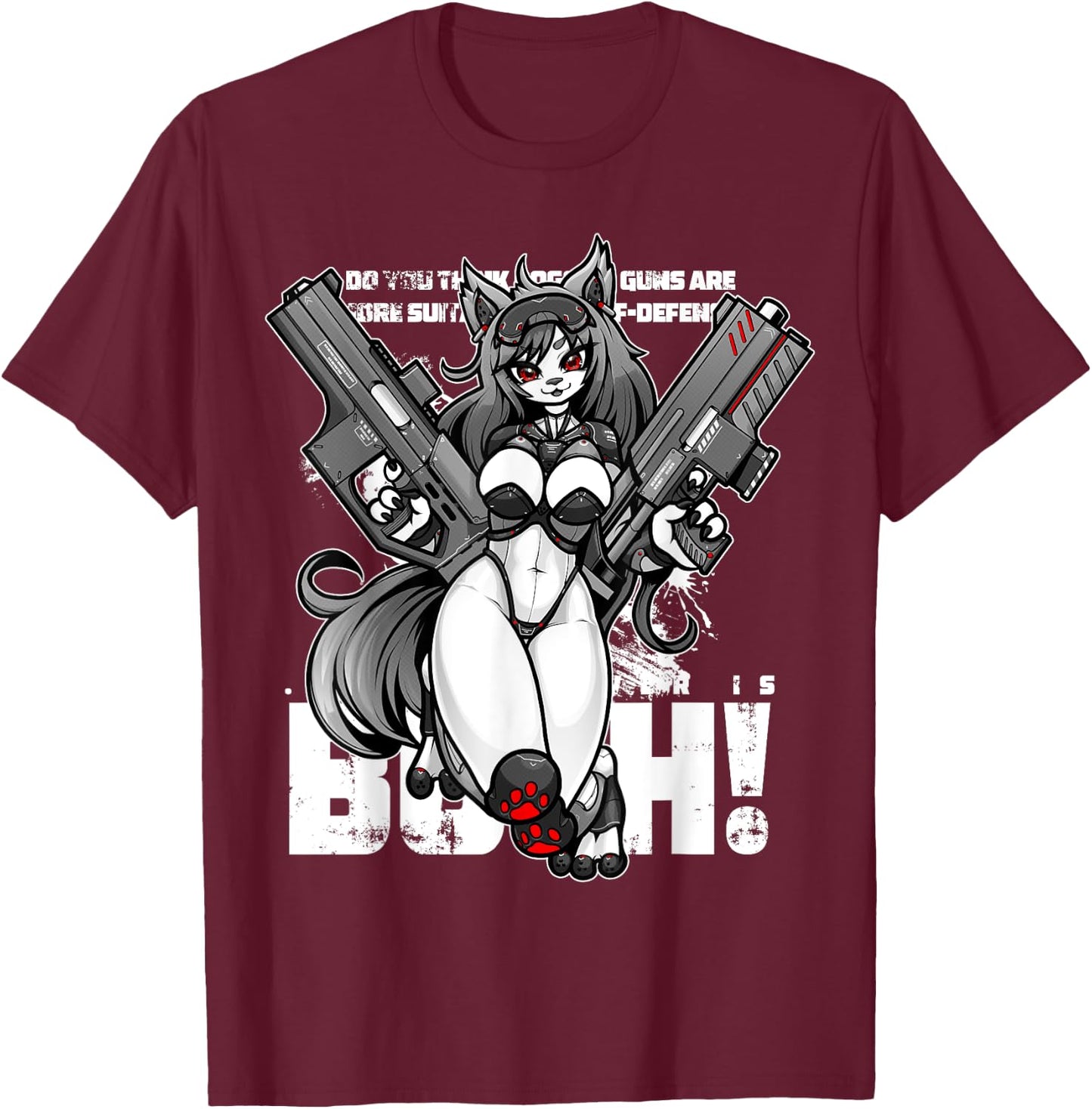 Security Dog T-Shirt - T-Shirt | Maroon