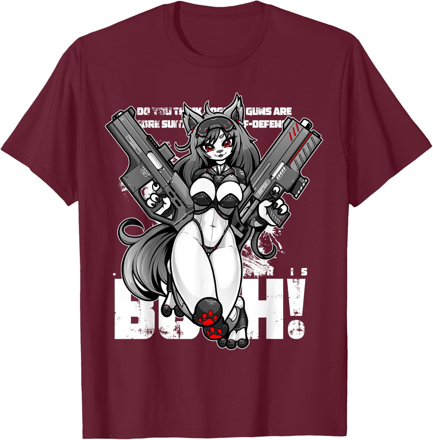 Security Dog T-Shirt - T-Shirt | Maroon