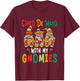 Mexico Holiday Children Gnome Cingo De Mayo With My Cnomies T-Shirt - T-Shirt | Maroon