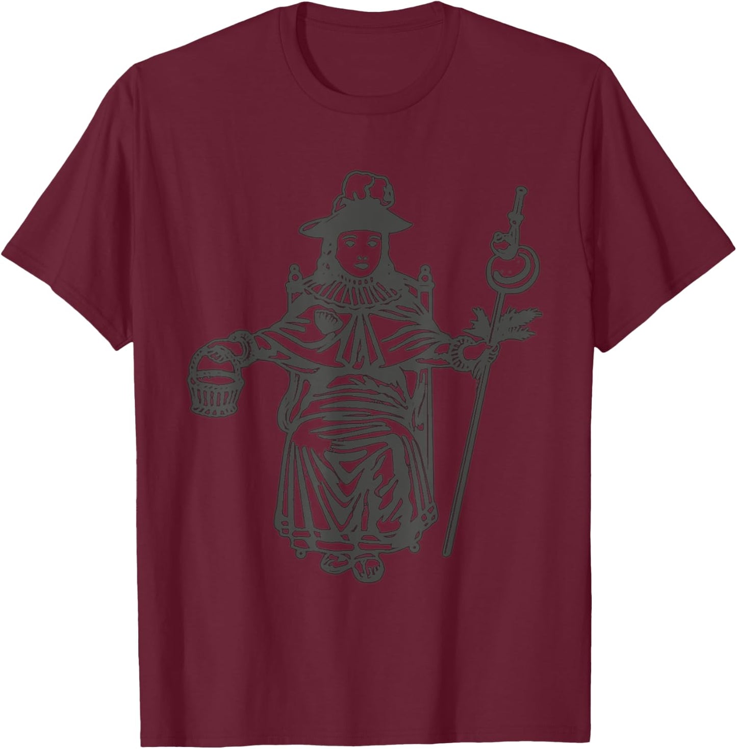 Santo Niño de Atocha, Santo Nino de Atocha T-Shirt - T-Shirt | Maroon
