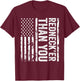 Rednecker Than You American Flag Redneck Joke Funny T-Shirt - T-Shirt | Maroon