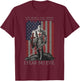 Even Though I Walk Through The Valley Of The Shadow Of Death T-Shirt - T-Shirt | Maroon