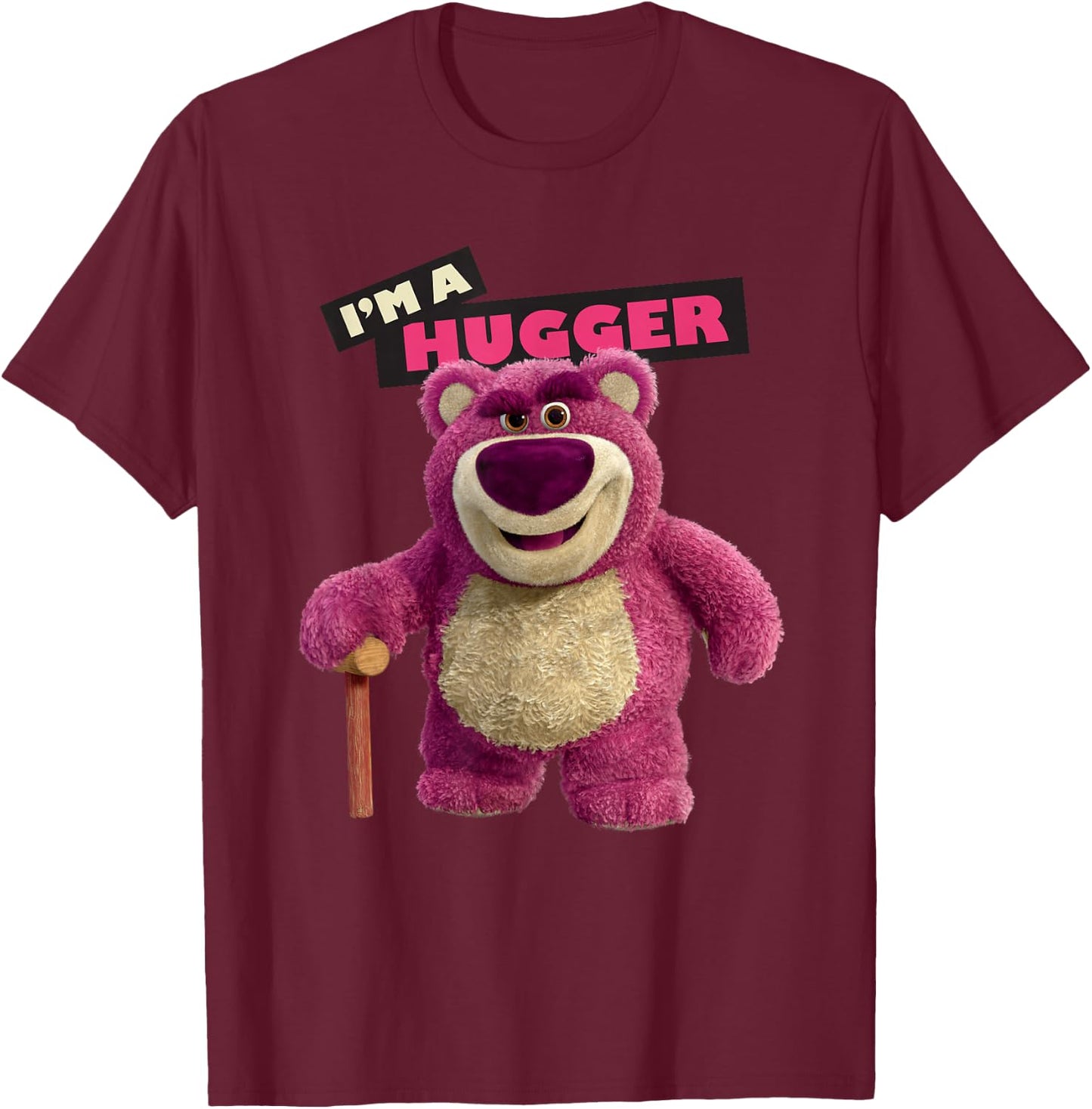 Disney and Pixar's Toy Story 3 Lotso I'm a Hugger T-Shirt - T-Shirt | Maroon