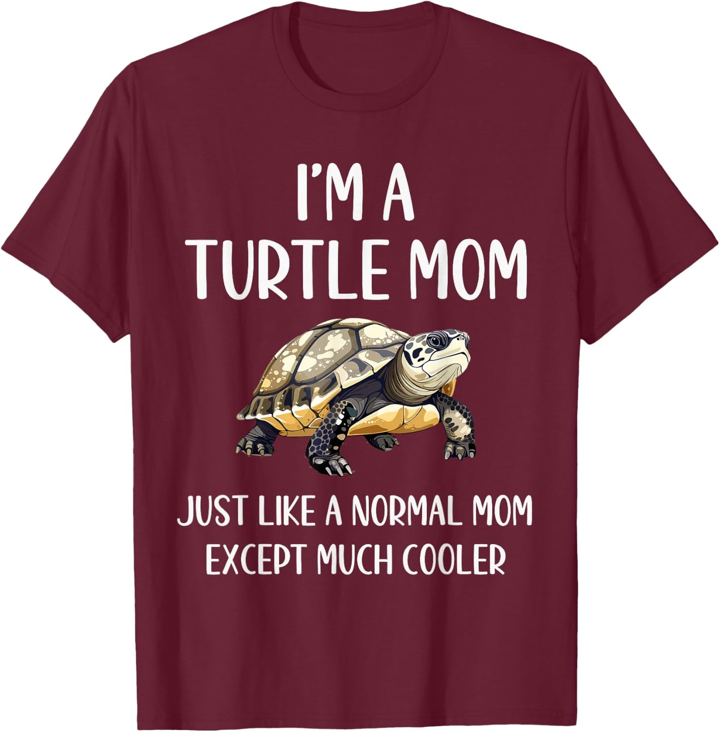 Turtle Mom Definition Funny Turtle Animals Lover Mothers Day T-Shirt - T-Shirt | Maroon