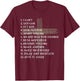 Celebrate the Recovery Christian Cross 12 Step Guide Pray T-Shirt - T-Shirt | Maroon