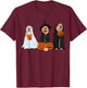 Golden Retriever Dogs Pumpkin Witchy Ghost Fall Halloween T-Shirt - T-Shirt | Maroon
