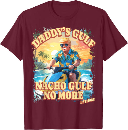 Nacho Gulf No More Funny Gulf 2025 Retro USA America Mexico