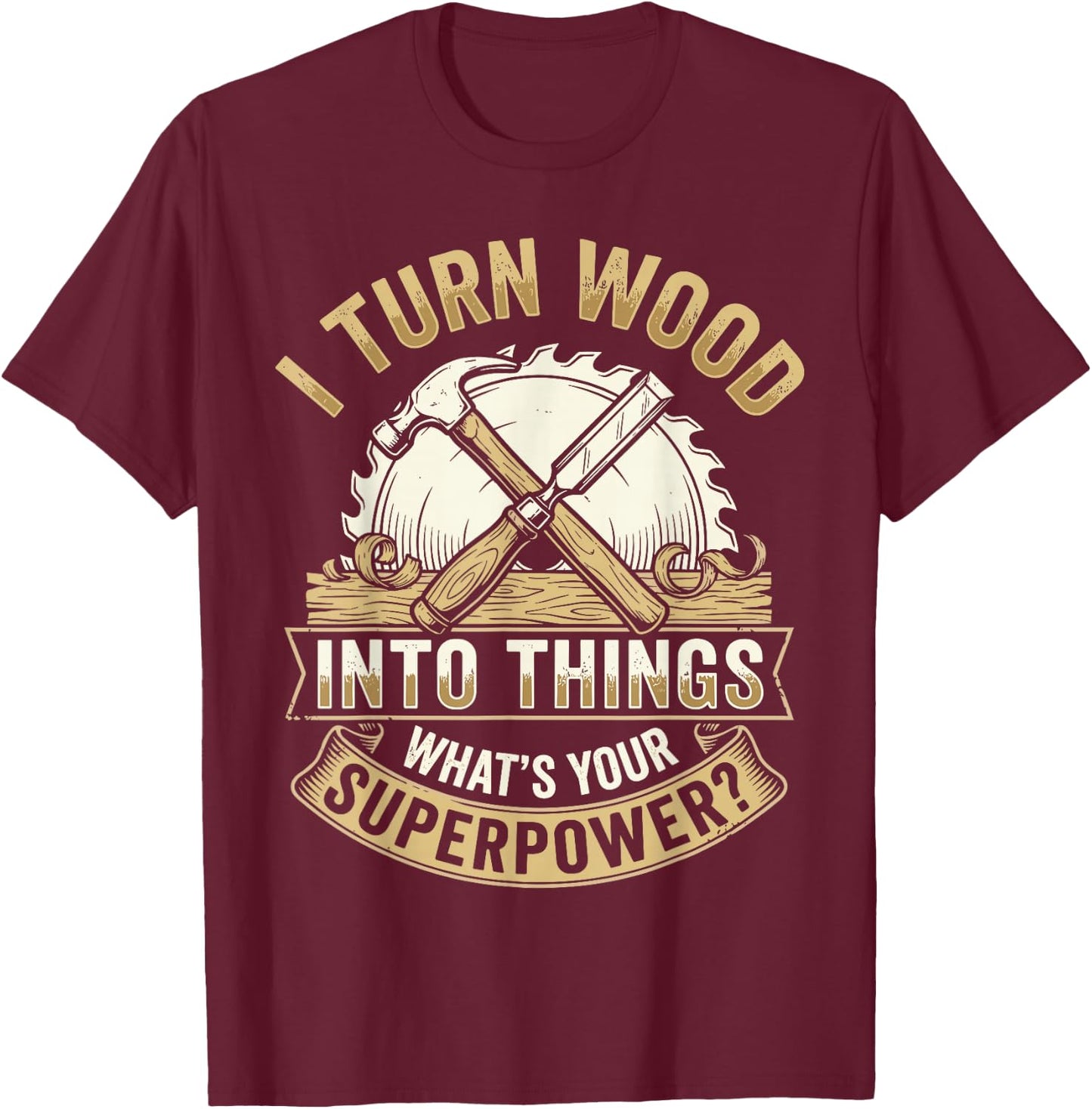 Cool Woodworker Design Women Woodworking Woodworker T-Shirt - T-Shirt | Maroon