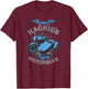 Popfunk Harry Potter Hagrid's Flying Motorbike -Adults Black Small Short Sleeve T-Shirt - T-Shirt | Maroon