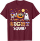 Optometrist Sight Squad Pumpkin Ghost Halloween Costume T-Shirt - T-Shirt | Maroon