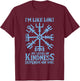 Loki Viking Norse Mythology God Loki , Small, Black T-Shirt - T-Shirt | Maroon
