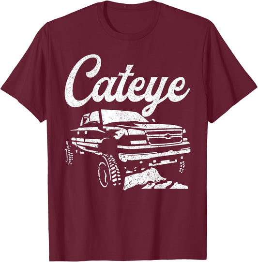 Cateye chevys truck T-Shirt - T-Shirt | Maroon