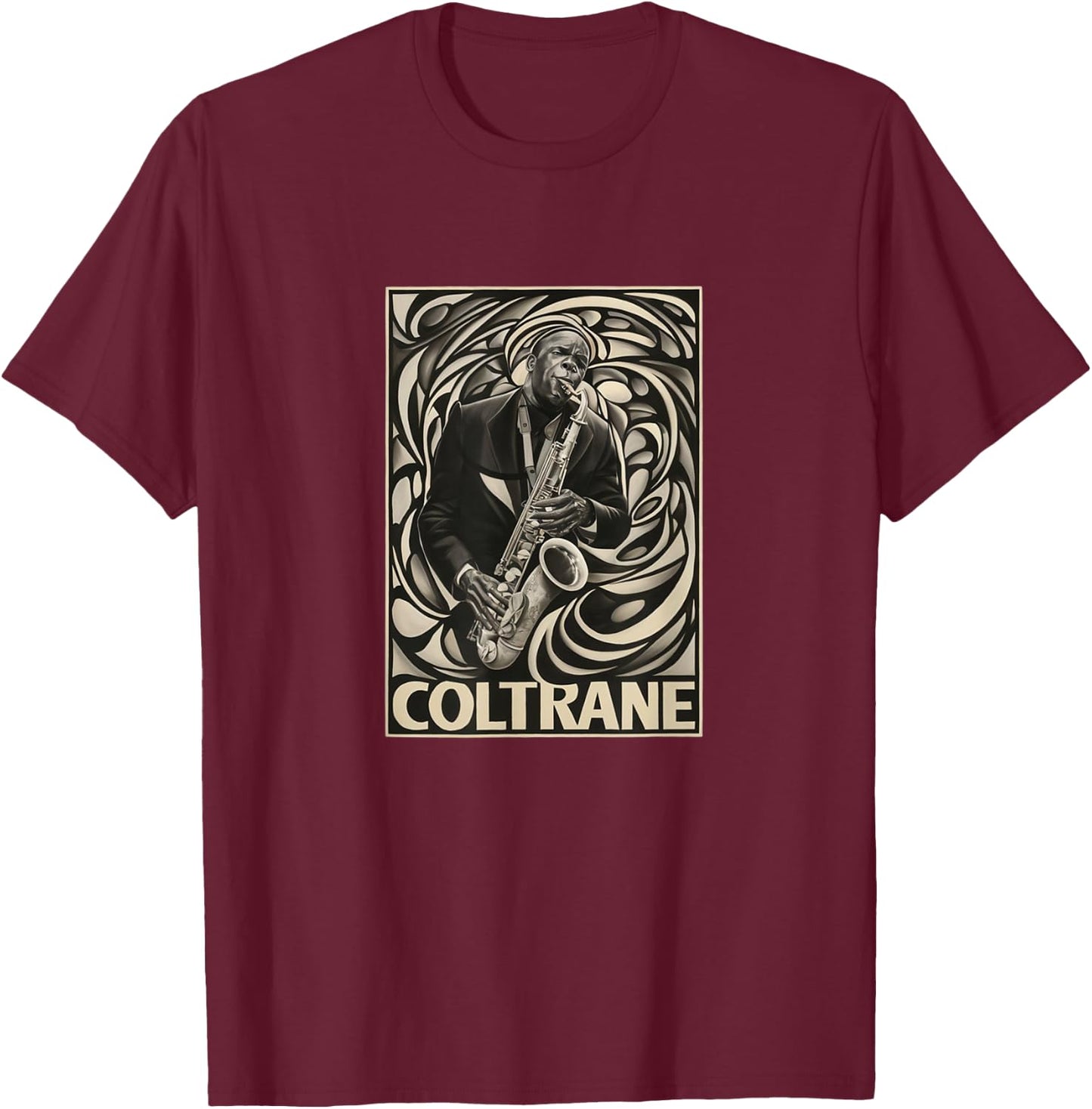 Yes, I Speak Coltrane - Jazz Music Lover T-Shirt - T-Shirt | Maroon