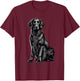 Flat-Coated Retriever T-Shirt - T-Shirt | Maroon