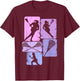 Lacrosse Girls Women Youth Kids T-Shirt - T-Shirt | Maroon