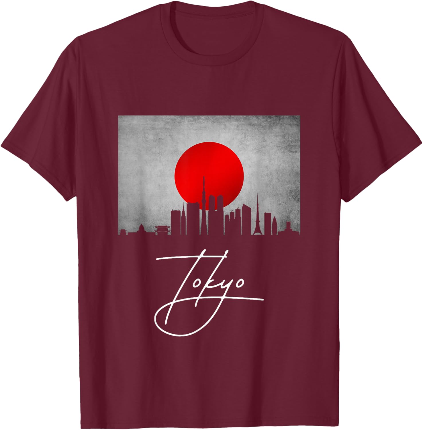 Tokyo Japan T-Shirt - T-Shirt | Maroon