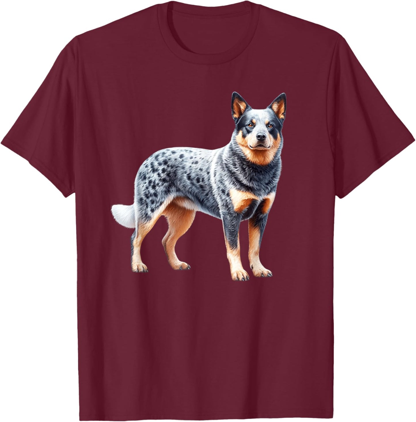 Australian Cattle Dog T-Shirt - T-Shirt | Maroon