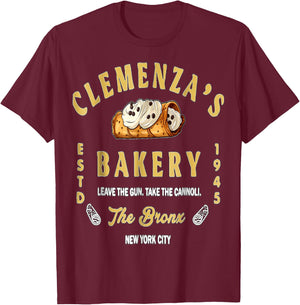 Clemenza Bakery Food Funny T-Shirt - T-Shirt | Maroon