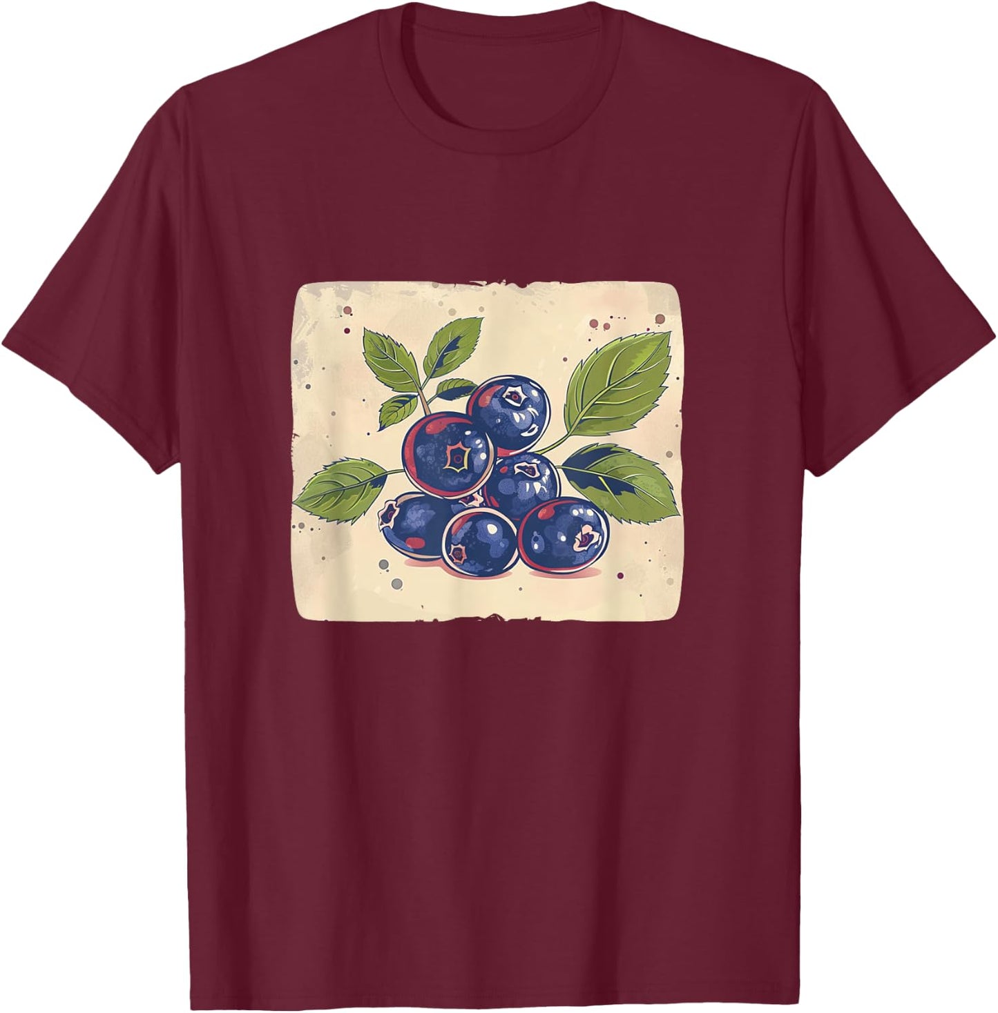 Cool Berry Costume for Huckleberries Lovers T-Shirt - T-Shirt | Maroon