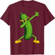 Dabbing Cucumber Dab Dance Pickle Gifts Kids T-Shirt - T-Shirt | Maroon