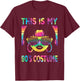 This Is My 90's Costume Women 1990s 90s Outfit Disco Party T-Shirt - T-Shirt | Maroon
