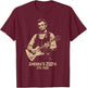 America's 250th Abraham Lincoln Playing Guitar Retro Vintage T-Shirt - T-Shirt | Maroon