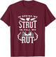 In Spring We Strut In Fall We Rut Turkey & Deer Hunters T-Shirt - T-Shirt | Maroon
