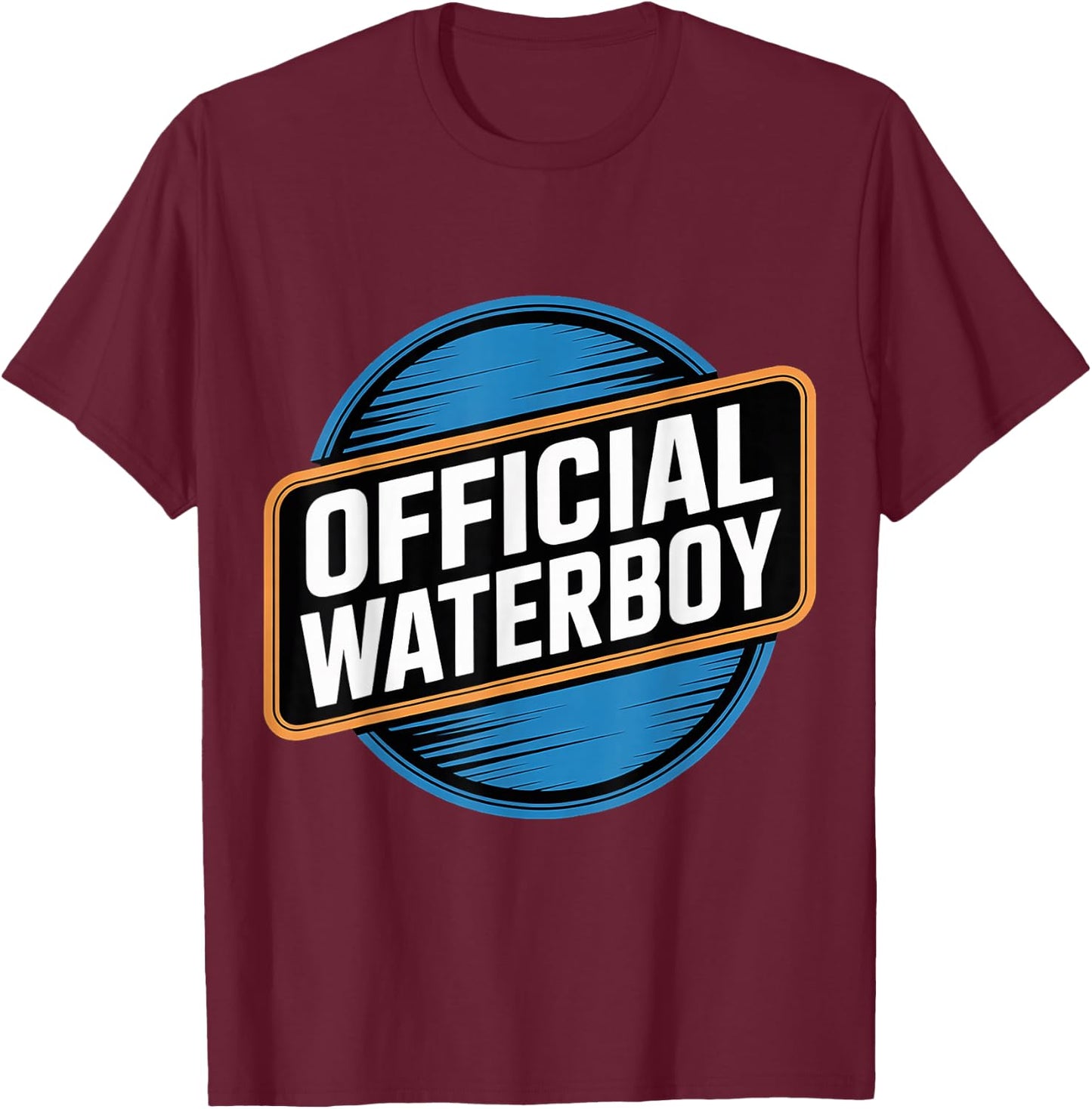 Official Waterboy Hydration Crew Sports T-Shirt - T-Shirt | Maroon