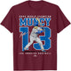 Player Number 2024 World Champion Max Muncy Los Angeles T-Shirt - T-Shirt | Maroon