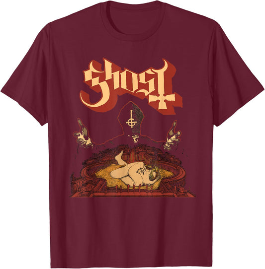 Ghost – Infestissumam Tour T-Shirt - T-Shirt | Maroon