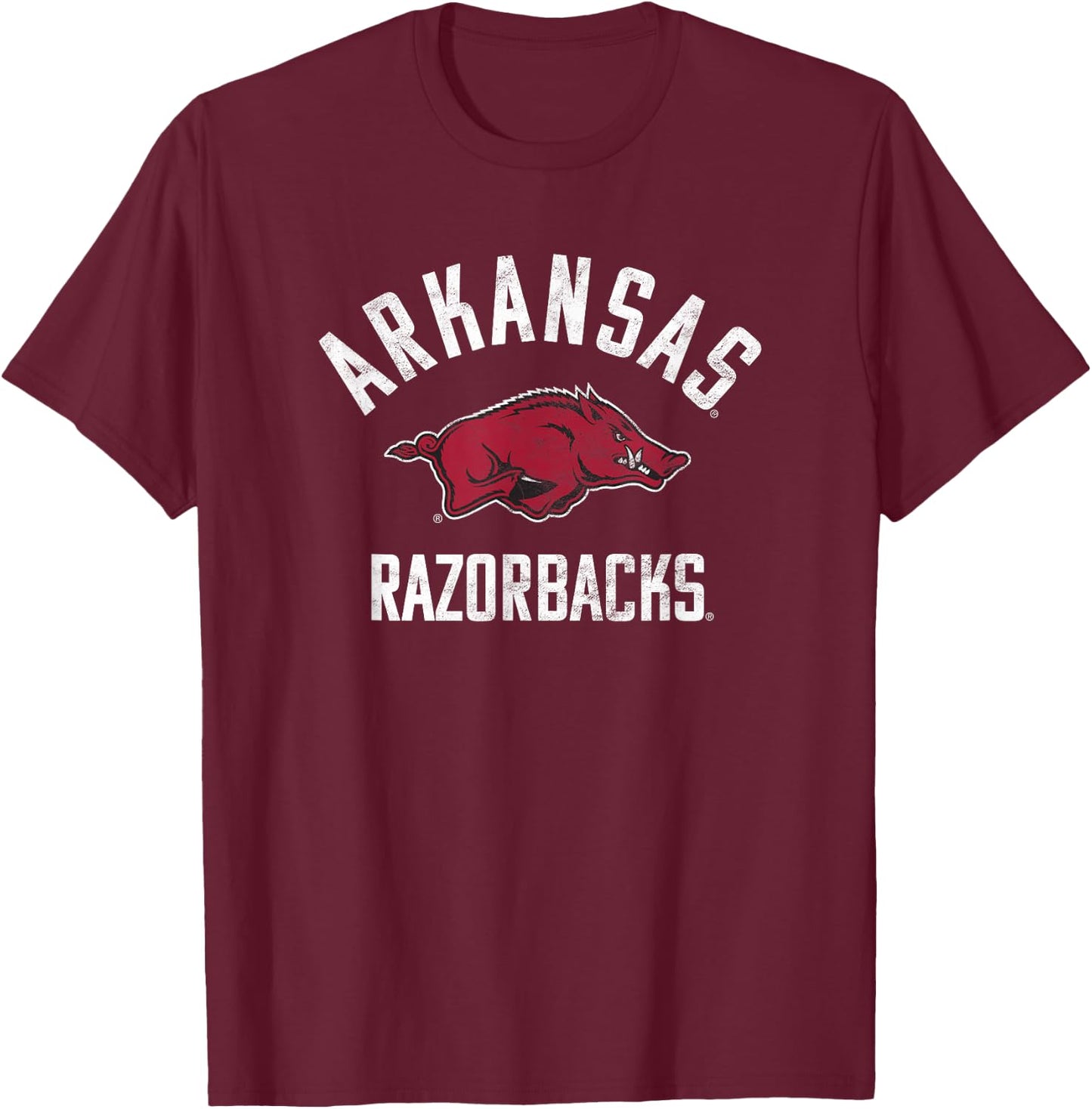 University of Arkansas Razorbacks Large T-Shirt - T-Shirt | Maroon