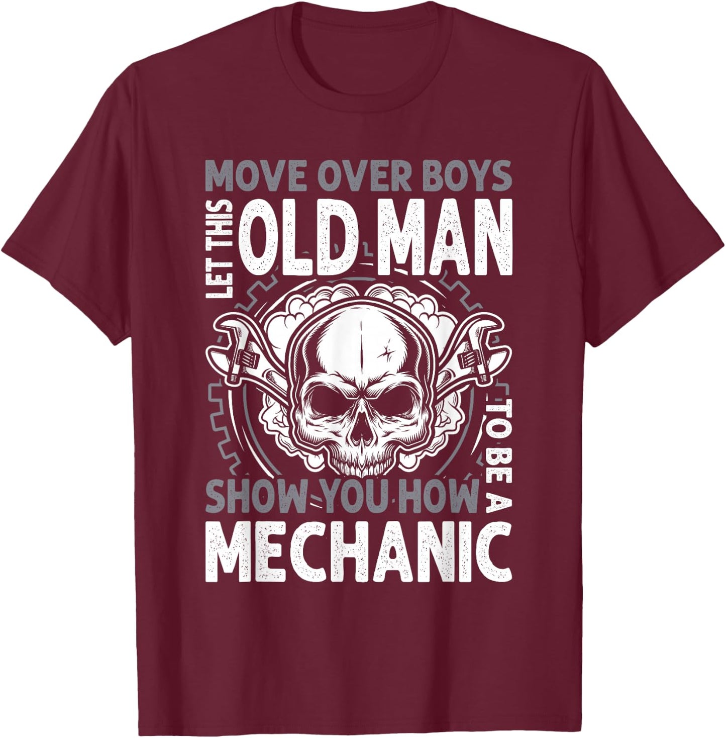 Funny Mechanic - Auto Mechanic T-Shirt - T-Shirt | Maroon
