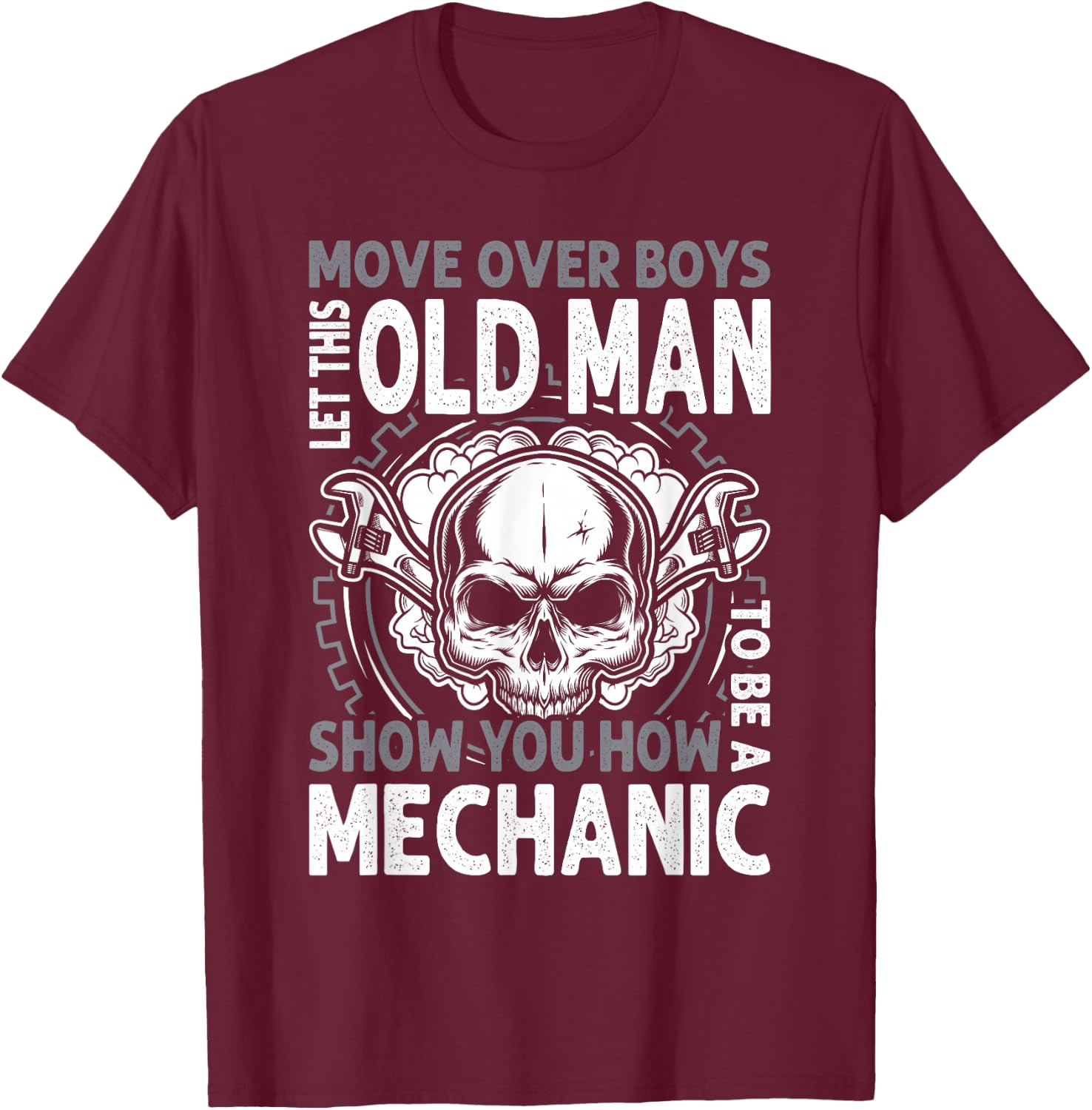 Funny Mechanic - Auto Mechanic T-Shirt - T-Shirt | Maroon