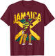 Jamaica Cricket T-Shirt - T-Shirt | Maroon
