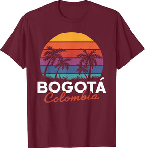 Bogotá Colombia TravelSouvenir Vacation Colombian Pride T-Shirt - T-Shirt | Maroon