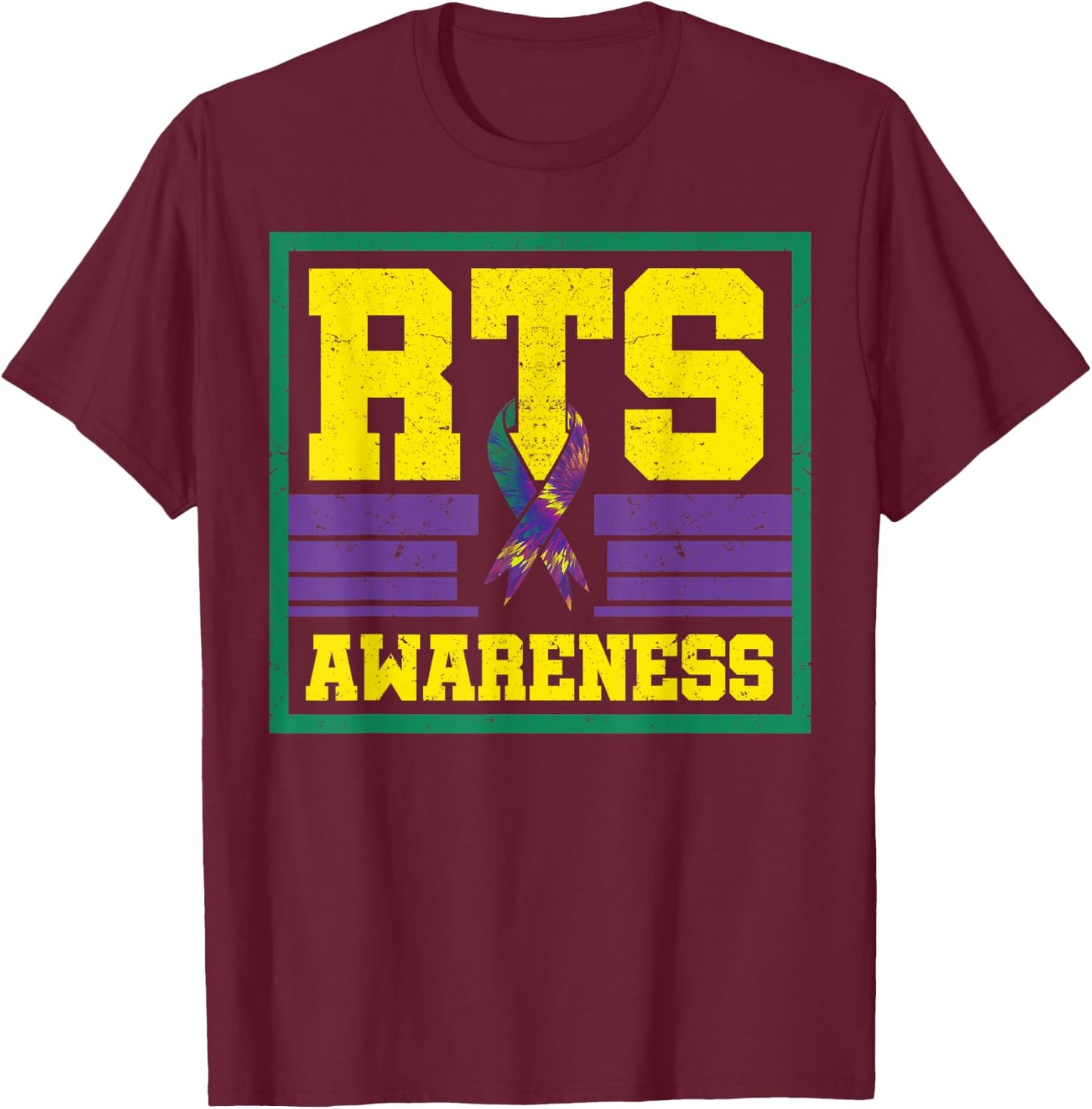 Rubinstein–Taybi Syndrome Warrior RTS Awareness Patient T-Shirt - T-Shirt | Maroon