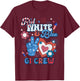 Red White & Blue GI Crew Endoscopy RN Nurse 4th Of July Women Men T-Shirt - T-Shirt | Maroon